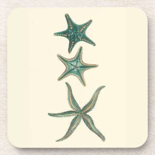 Dessous-de-verre Poisson triplé aquamarine