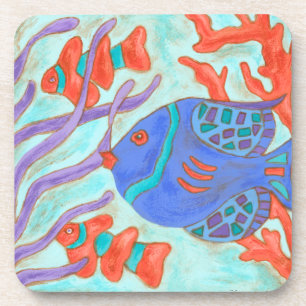 Dessous-de-verre Poissons de bruit