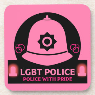 Dessous-de-verre Police Gay pride LGBT+