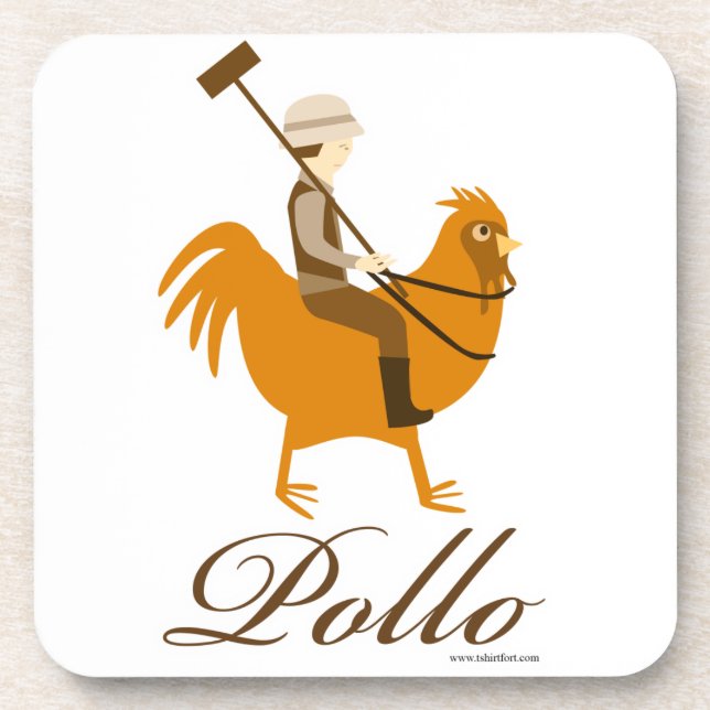 Dessous-de-verre Pollo couleur classique (Devant)
