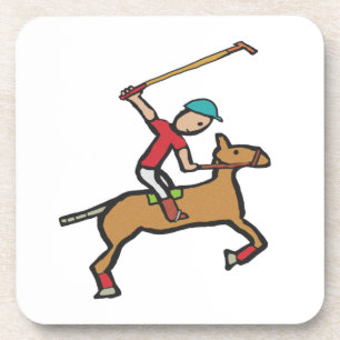Dessous-de-verre Polo Jouer cheval et cavalier