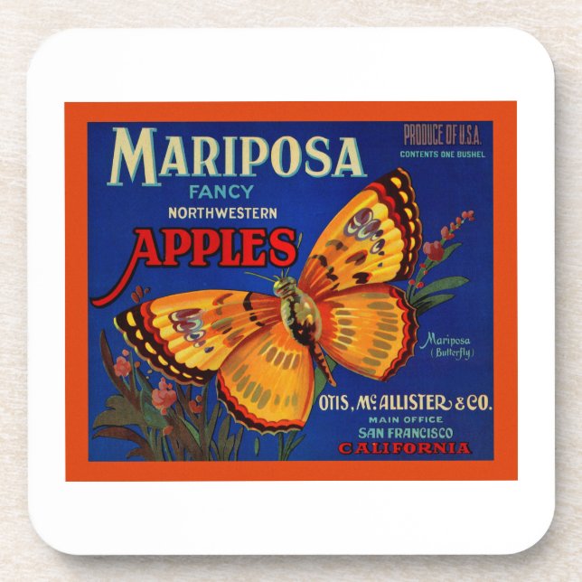 Dessous-de-verre Pommes de Mariposa (Devant)