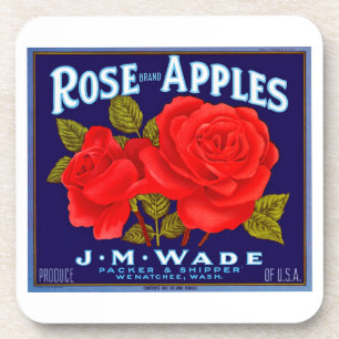 Dessous-de-verre Pommes de marque rose