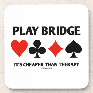 Dessous-de-verre Pont de jeu il est meilleur marché que la thérapie