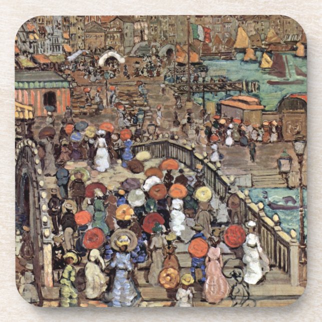 Dessous-de-verre Ponte Della Paglia, Venise par Maurice Prendergast (Devant)
