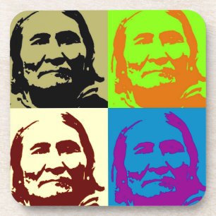 Dessous-de-verre Pop Art Freedom Fighter Geronimo