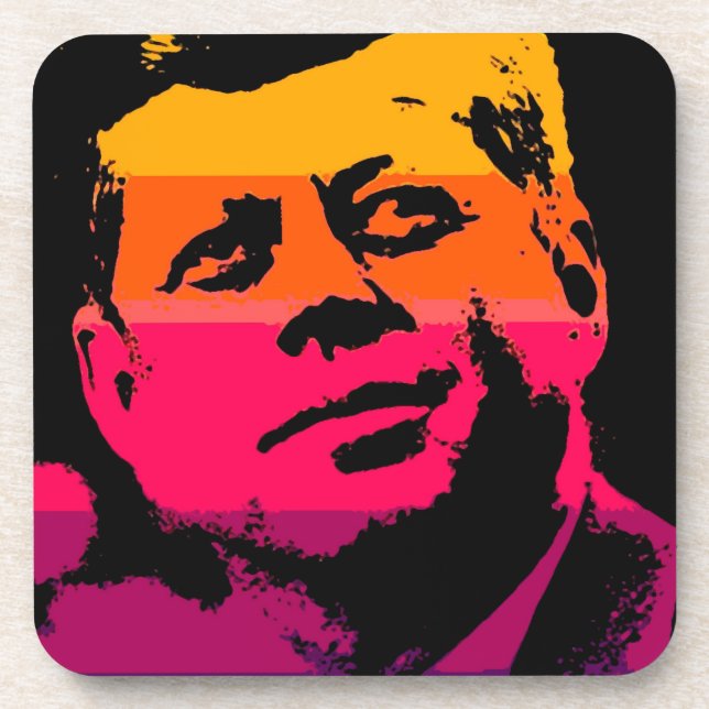Dessous-de-verre Pop Art Jack JFK John F. Kennedy (Devant)