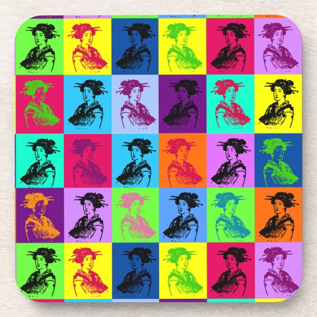 Dessous-de-verre Pop Geishas (Devant)