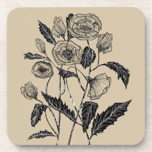 Dessous-de-verre Poppies