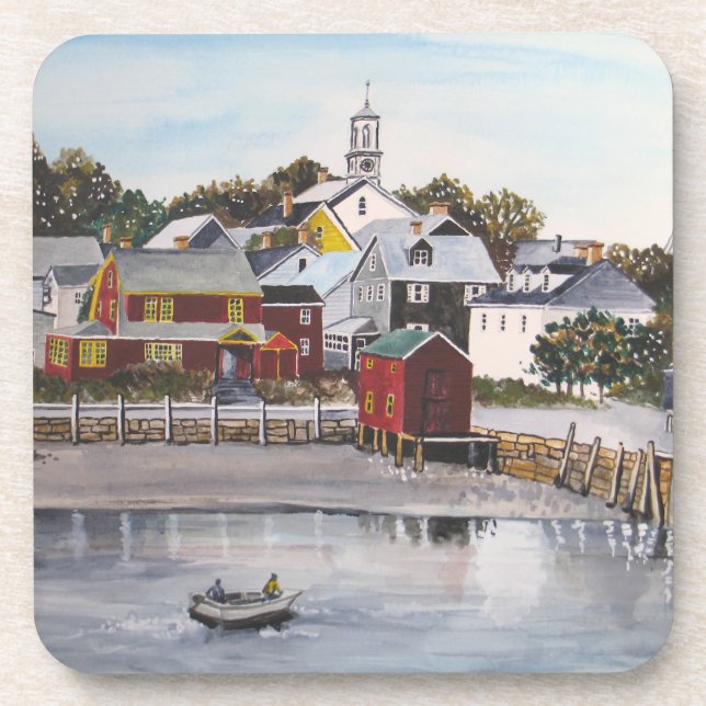Dessous-de-verre Port de Portsmouth, New Hampshire (Devant)