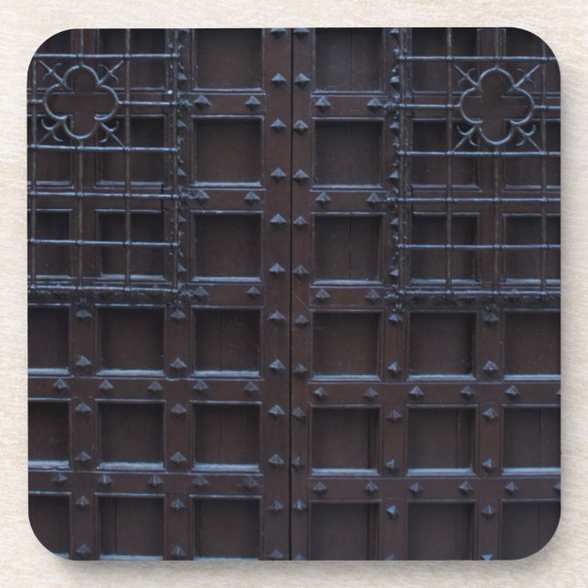 Dessous-de-verre Porte Brown en fer forte (Devant)