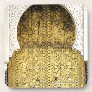 Dessous-de-verre Porte d'or et une manière de voûte, Maroc