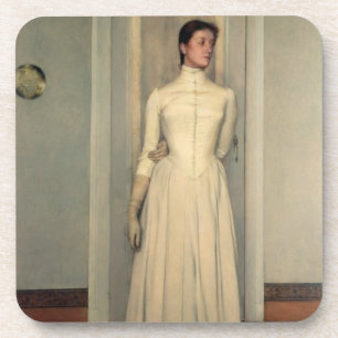 Dessous-de-verre Portrait de la soeur de l'artiste, marguerite des