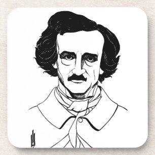 Dessous-de-verre Portrait d'Edgar Allan Poe