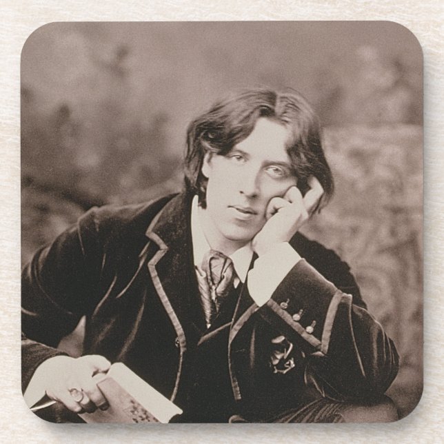 Dessous-de-verre Portrait d'Oscar Wilde (1854-1900), 1882 (pho de (Devant)