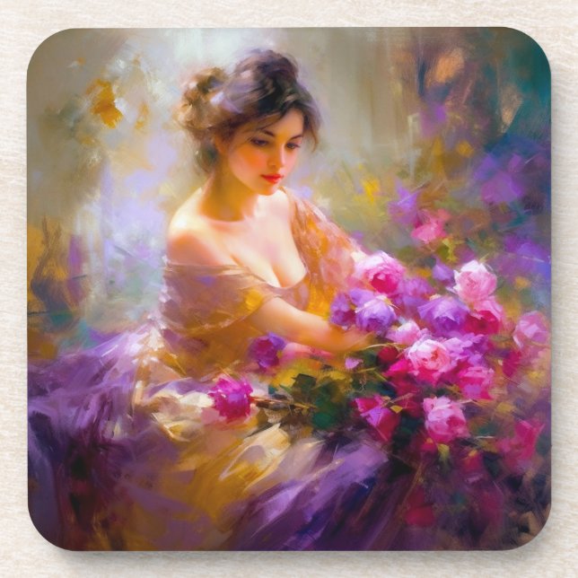 Dessous-de-verre Portrait sensuel (Devant)