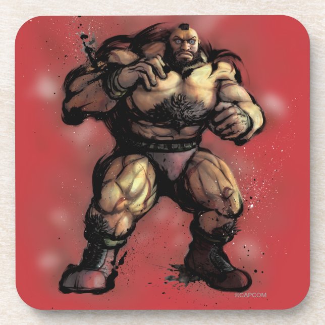 Dessous-de-verre Position de Zangief (Devant)