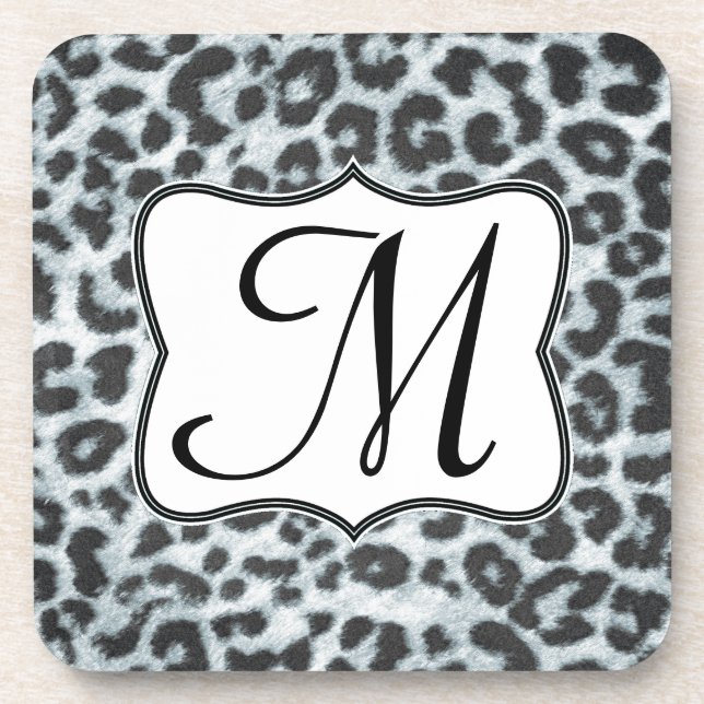Dessous-de-verre Poster de animal Cheetah Monogramme Boire Dessous  (Devant)