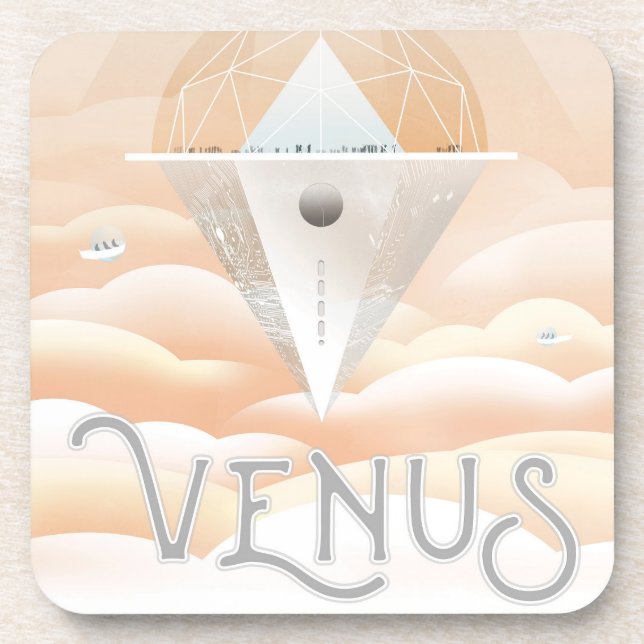 Dessous-de-verre Poster-Observatoire Rétro Dans Le Système Solaire (Devant)