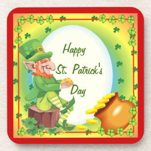 Dessous-de-verre Pot d'or de lutin irlandais