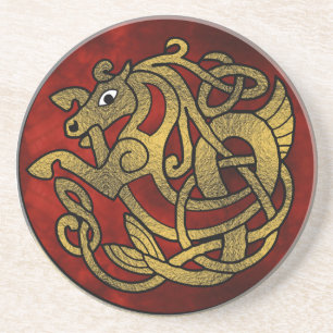 Dessous de verre potables de cheval de Viking