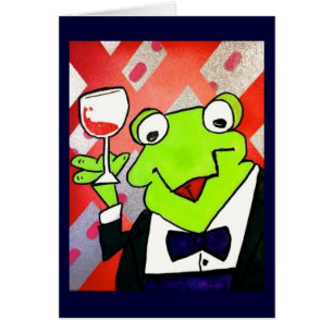 Dessous de verre potables de grenouille