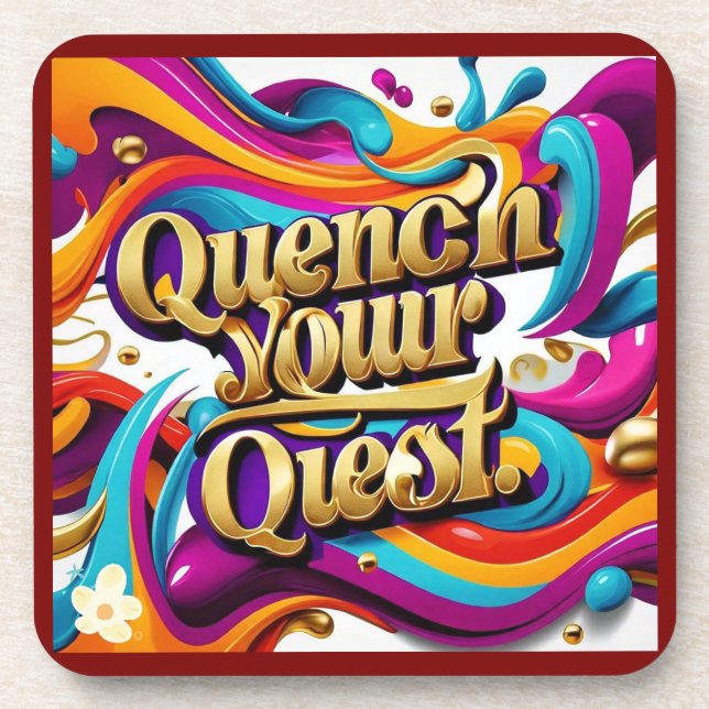 Dessous-de-verre "Poursuivre l'excellence" (Devant)