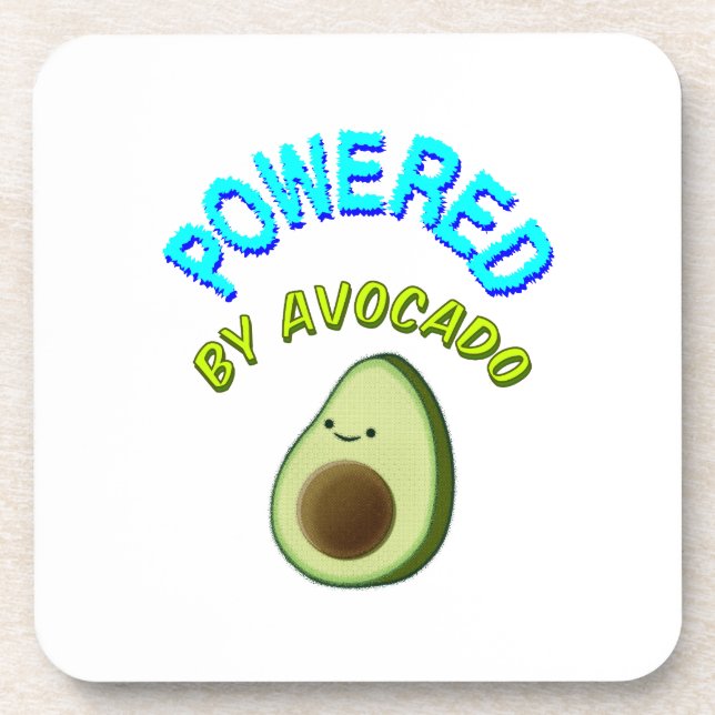 Dessous-de-verre Powered by Avocado (Devant)