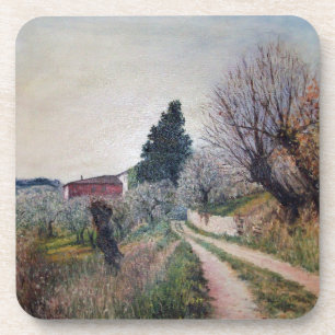 Dessous-de-verre PREMIER PRINTEMPS EN GOUVERNALAIS / Paysage Toscan