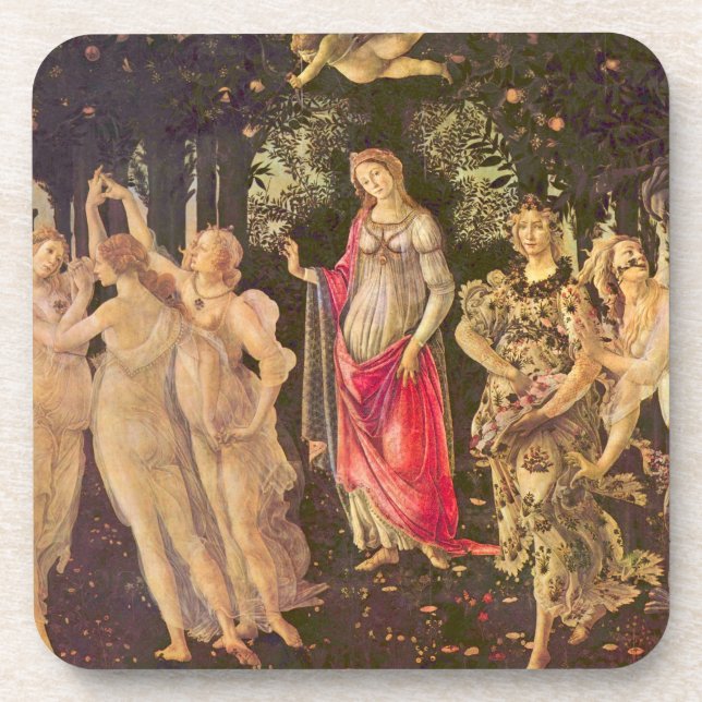 Dessous-de-verre Primavera, Allégorie du Printemps par Sandro Botti (Devant)