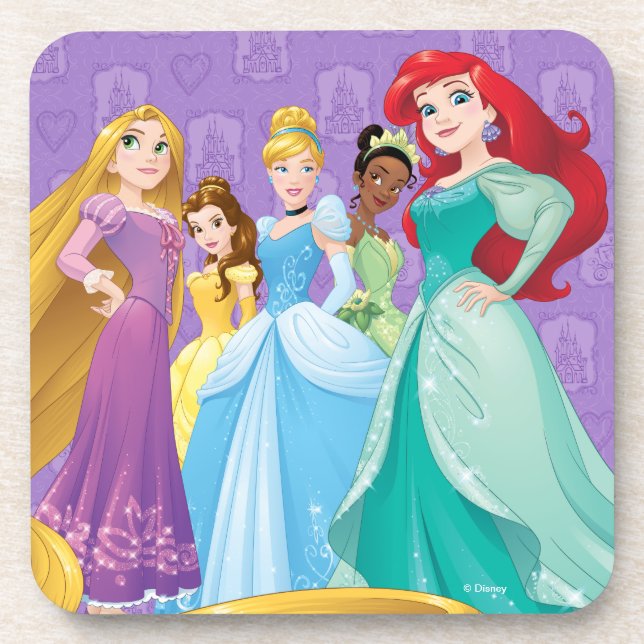 Dessous-de-verre Princesse Disney | L'Intrépide est la force (Devant)