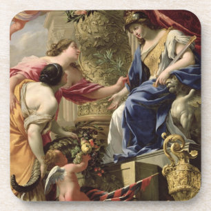 Dessous-de-verre Principales paix de prudence et abondance, c.1645