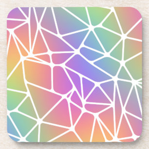 Dessous-de-verre prisme synapse net - toile arc-en-ciel :