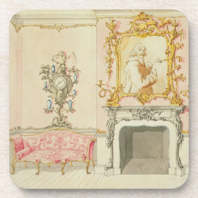 Dessous-de-verre Proposition pour un intérieur de salon, 1755-60 (Devant)