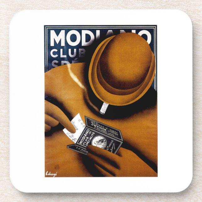Dessous-de-verre Publicité de la cigarette Modiano (Devant)