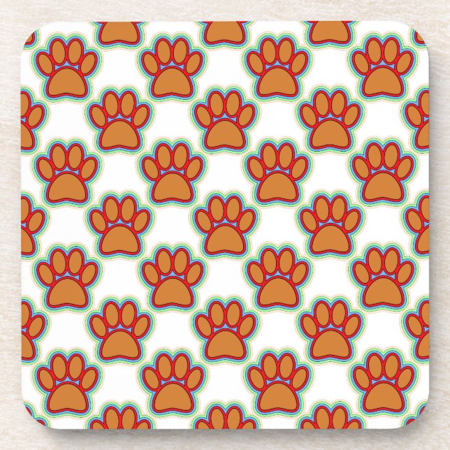 Dessous-de-verre Puppy Paws (Devant)