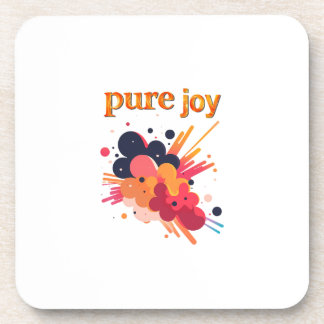 Dessous-de-verre "Pure Joy, pure you.” Positive Vibes Street Wear 