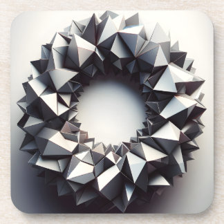 Dessous-de-verre pyramides ring