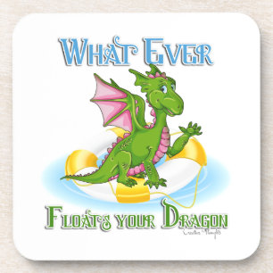 Dessous-de-verre Quel Que Soit Ce Qui Flotte Votre Dragon Mignonne