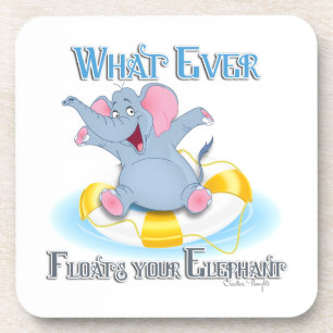 Dessous-de-verre Quoi qu'il flotte votre éléphant