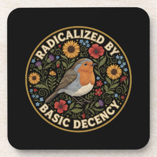 Dessous-de-verre Radicalized by Basic Decency Birds lovers