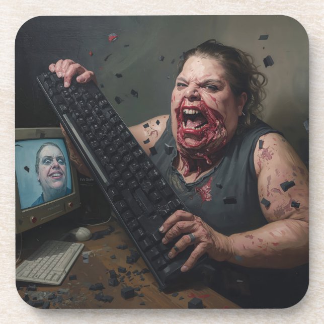 Dessous-de-verre Rage Error: System Failure - Ctrl Alt Delirium (Devant)