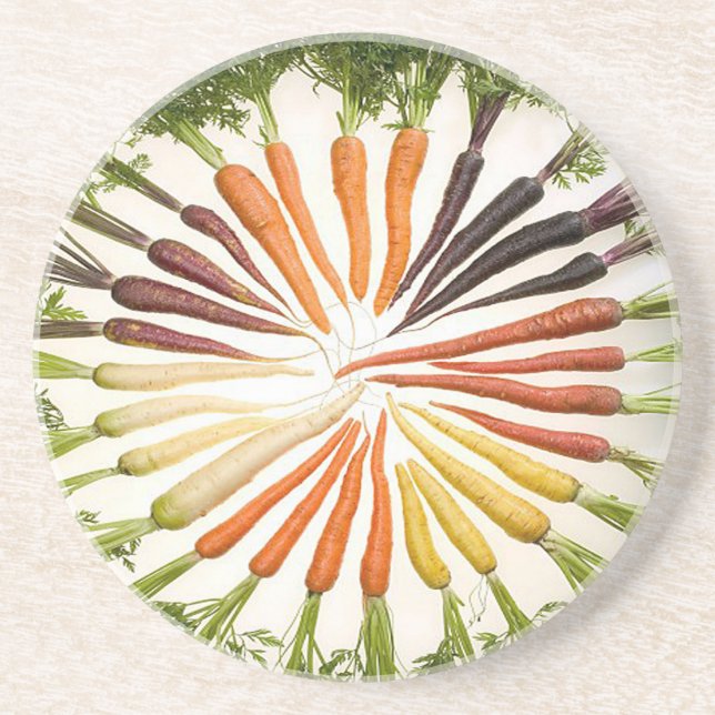 Dessous de verre Rainbow Multicolore Carotts (Devant)