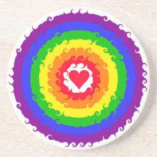 Dessous de verre Rainbow Wheel