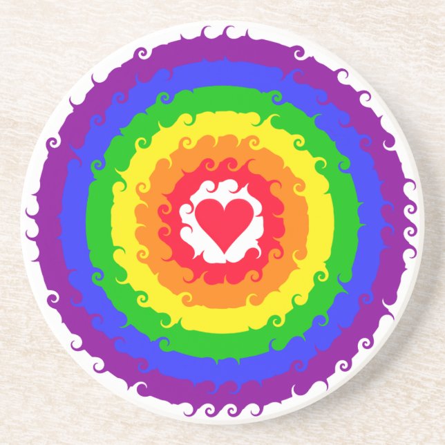 Dessous de verre Rainbow Wheel (Devant)