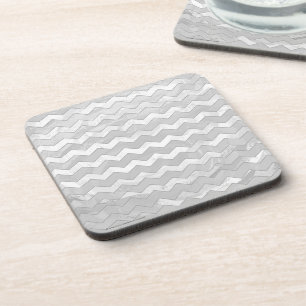 Dessous-de-verre Rainy Sky Grey Chevron Motif