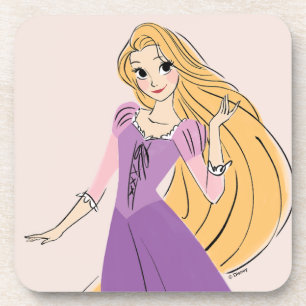 Dessous-de-verre Rapunzel en mouvement