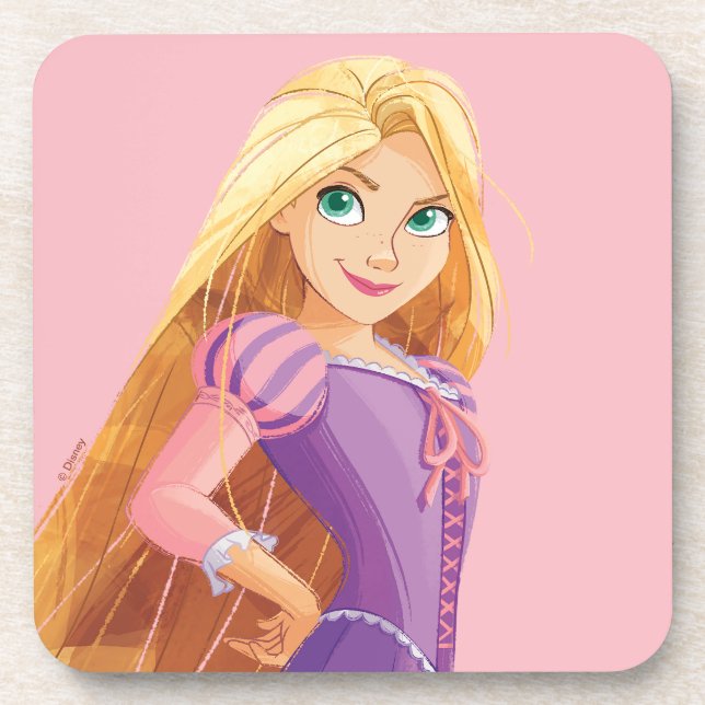 Dessous-de-verre Rapunzel intrépide (Devant)