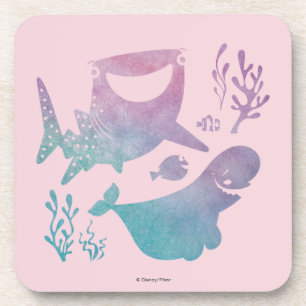 Dessous-de-verre Recherche graphique d'aquarelle Dory