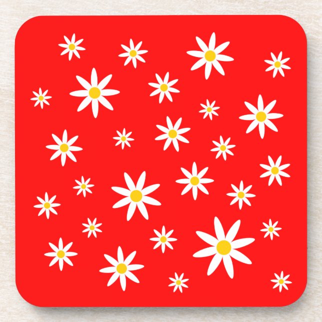 Dessous de verre Red Daisy (Devant)